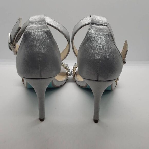 BETSEY JOHNSON Erin Crystal Embellished Sandal - Picture 9 of 10